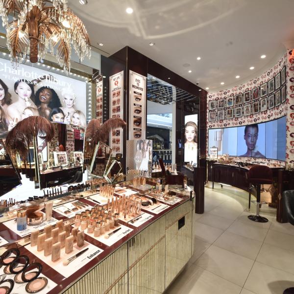 Charlotte Tilbury Luxury Retail Display