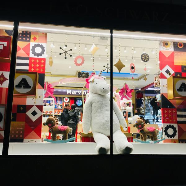 Christmas shopfront